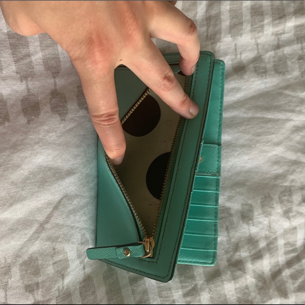 Kate Spade Turquoise Wallet - Picture 3 of 11